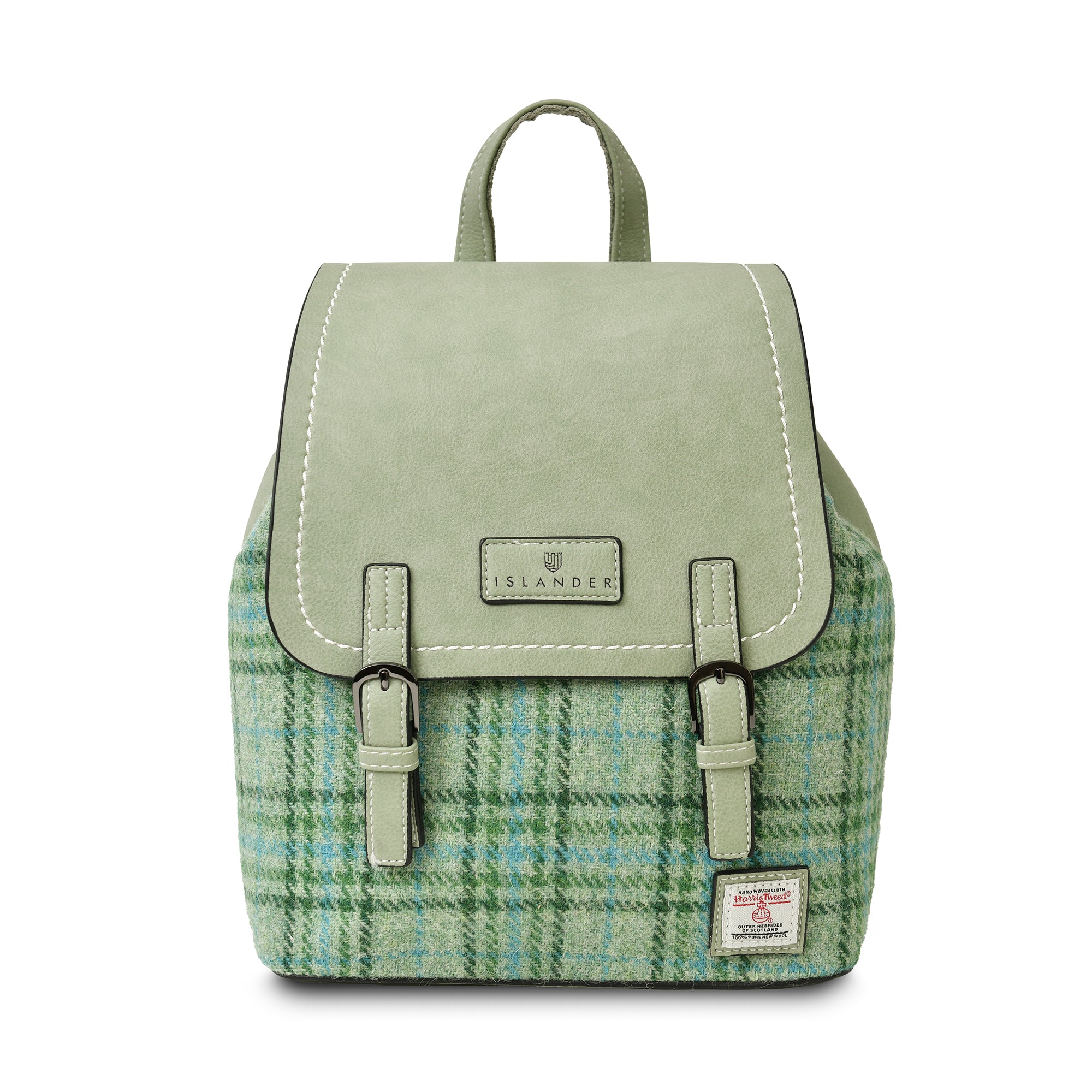 Harris Tweed Large Jura Backpack for Women & Men - Waterproof Travel Backpack with Laptop Compartment (8 Color Options) - Perfect for Work, School, Hiking and Daily Commute