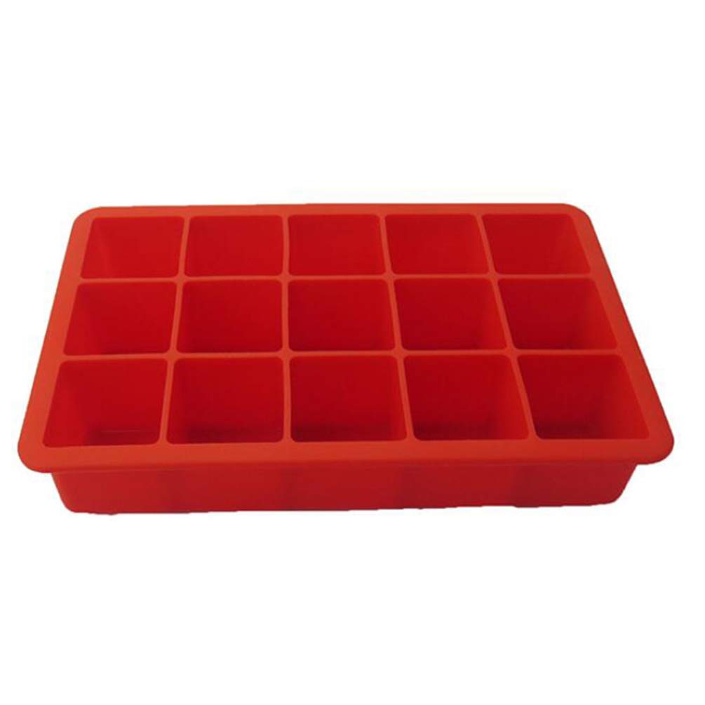 15-Piece Silicone Ice Cube Cake Mold Set - DIY Ice Brick Molds for Baking, Candy Making & Cocktail Ice Cubes - Perfect for Birthday Parties, Weddings & Home Baking