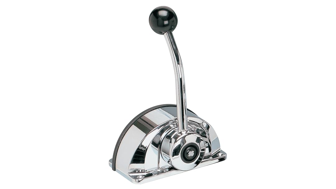 Uflex Control-Chrome Single TOP MNT - Premium Motorcycle Handlebar Mount for GPS & Smartphones - Perfect for Adventure Riding & Urban Commuting