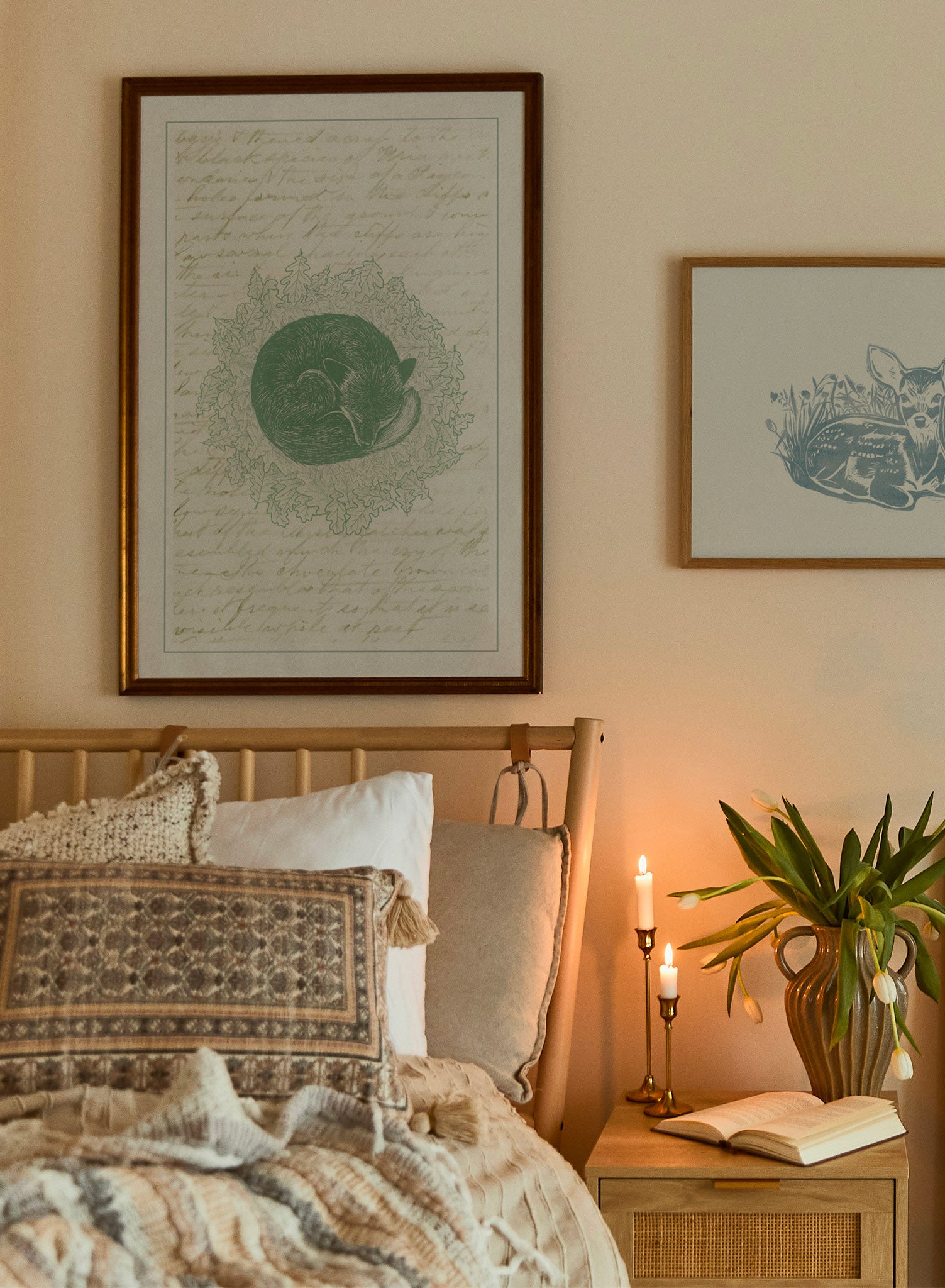 Nap Time Mr. Fox - Whimsical Animal Wall Art Poster for Nursery, Kids Room & Home Decor | Perfect Gift for Fox Lovers