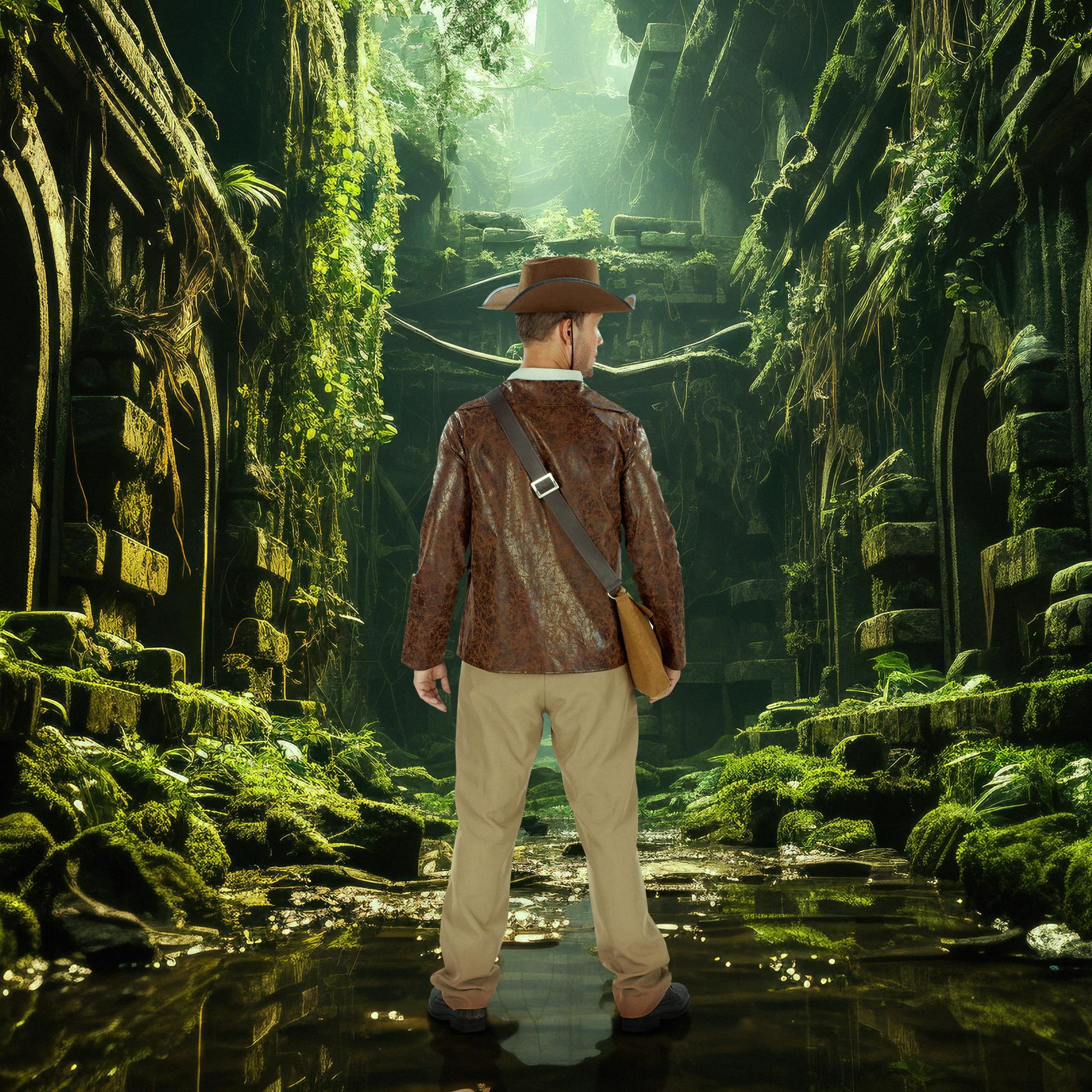 Jungle Hunter Costume for Adults - Realistic Safari Outfit for Halloween, Cosplay, and Adventure Theme Parties