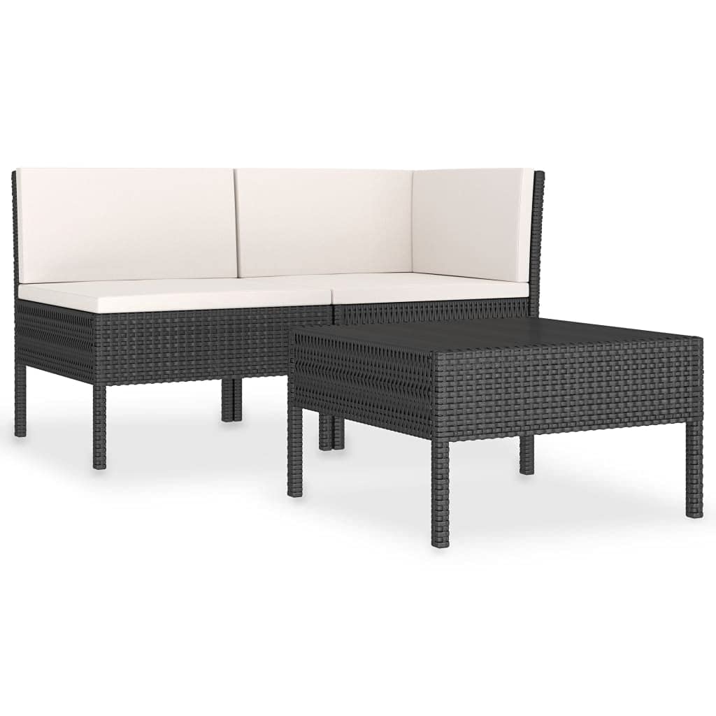 PE Rattan Garden Lounge Set - Sofa Table & Dining Corner Furniture for Outdoor, Balcony, Backyard & Living Room | Durable & Stylish Home Decoration for Relaxing & Entertaining