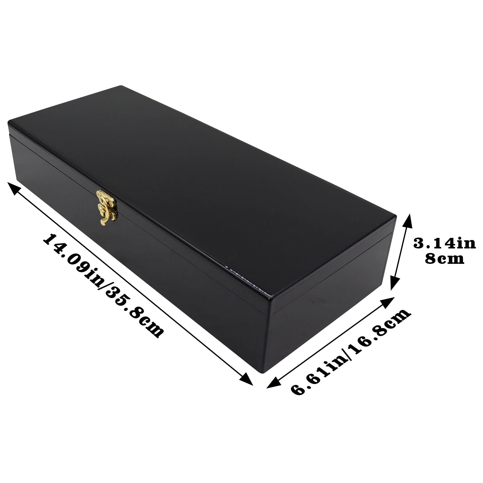 Black Acrylic Lockable Currency Tray - 5 Compartment Money Organizer for Cash, Coins & Bills - Secure Money Storage Box with Lockable Cover - Perfect for Retail Stores, Banks & Home Cash Management