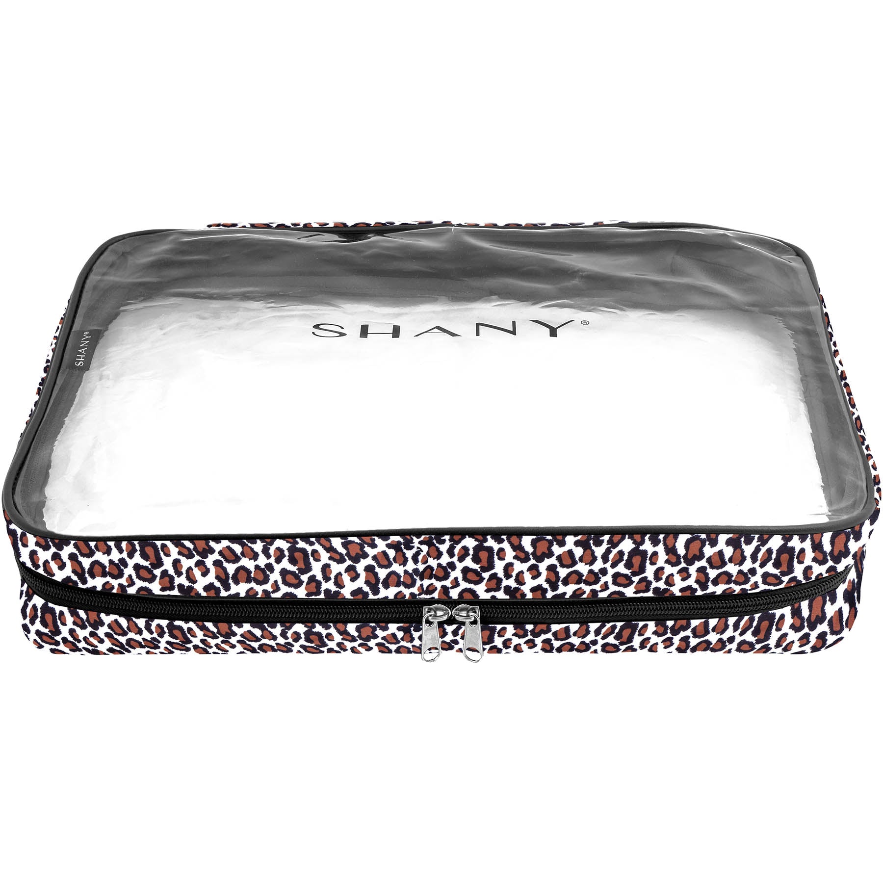 Clear PVC X-Large Cosmetic Organizer Bag - Waterproof Travel Makeup Storage Case for Women, Perfect for Travel, Home, and Salon Use
