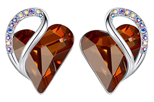 11c-November-Healing Stone for Stress Relief-Dark Topaz Brown