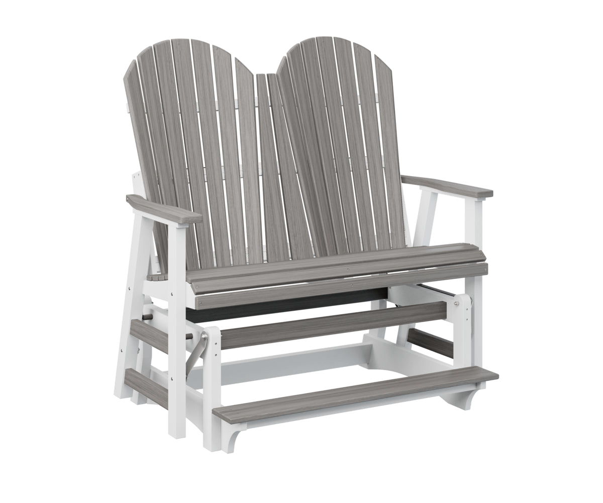 Berlin Gardens ComfoBack Double Counter Glider - Outdoor Patio Swing Bench for Porch, Garden, Deck & Backyard Relaxation