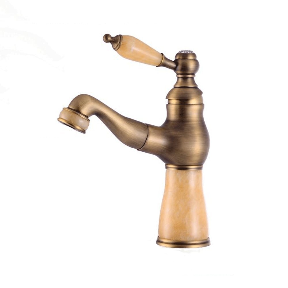 Vintage Single Handle Pull-Out Mixer Tap - 360° Rotatable Antique Kitchen Faucet with Tall Spout for Sink, Washbasin & Bathroom | Perfect for Farmhouse, RV & Apartment Renovations