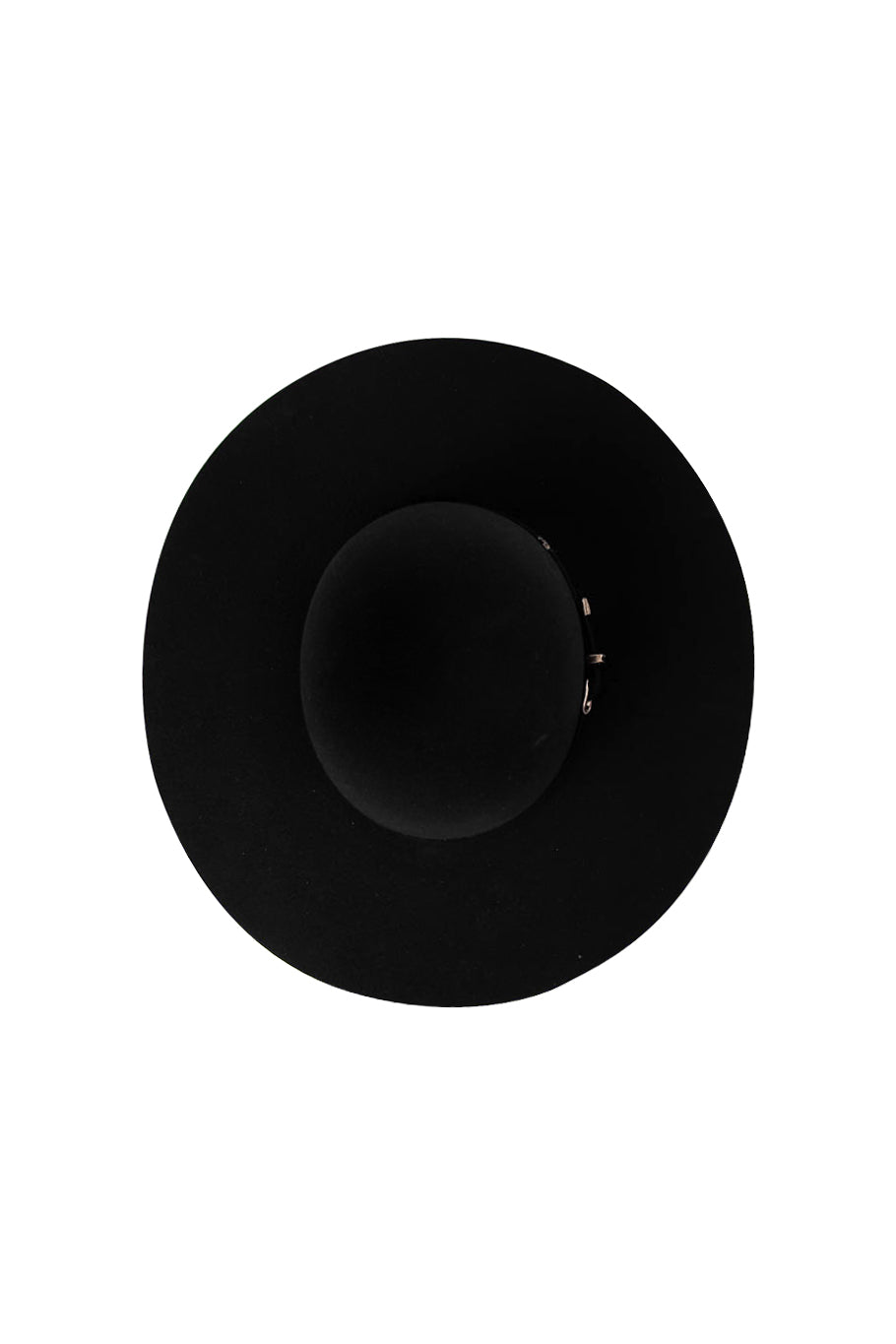 Rock'em 4X Black Open Crown Felt Cowboy Hat for Men - Western Rodeo Rancher Outfit Accessories - Perfect for Country Music Festivals & Outdoor Adventures