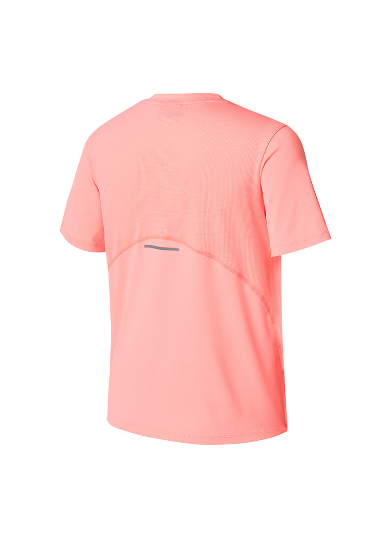RX Mesh Mix Standard Fit Short Sleeve T-Shirt for Men - Breathable Athletic Workout Top for Gym, Running & Outdoor Activities