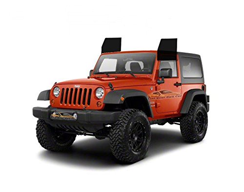 2007-2010 Jeep Wrangler Window Tint Kit - 35% VLT Computer Cut Precise Fit for Front Windows | UV Protection & Heat Reduction | Perfect for Off-Roading & Daily Commuting
