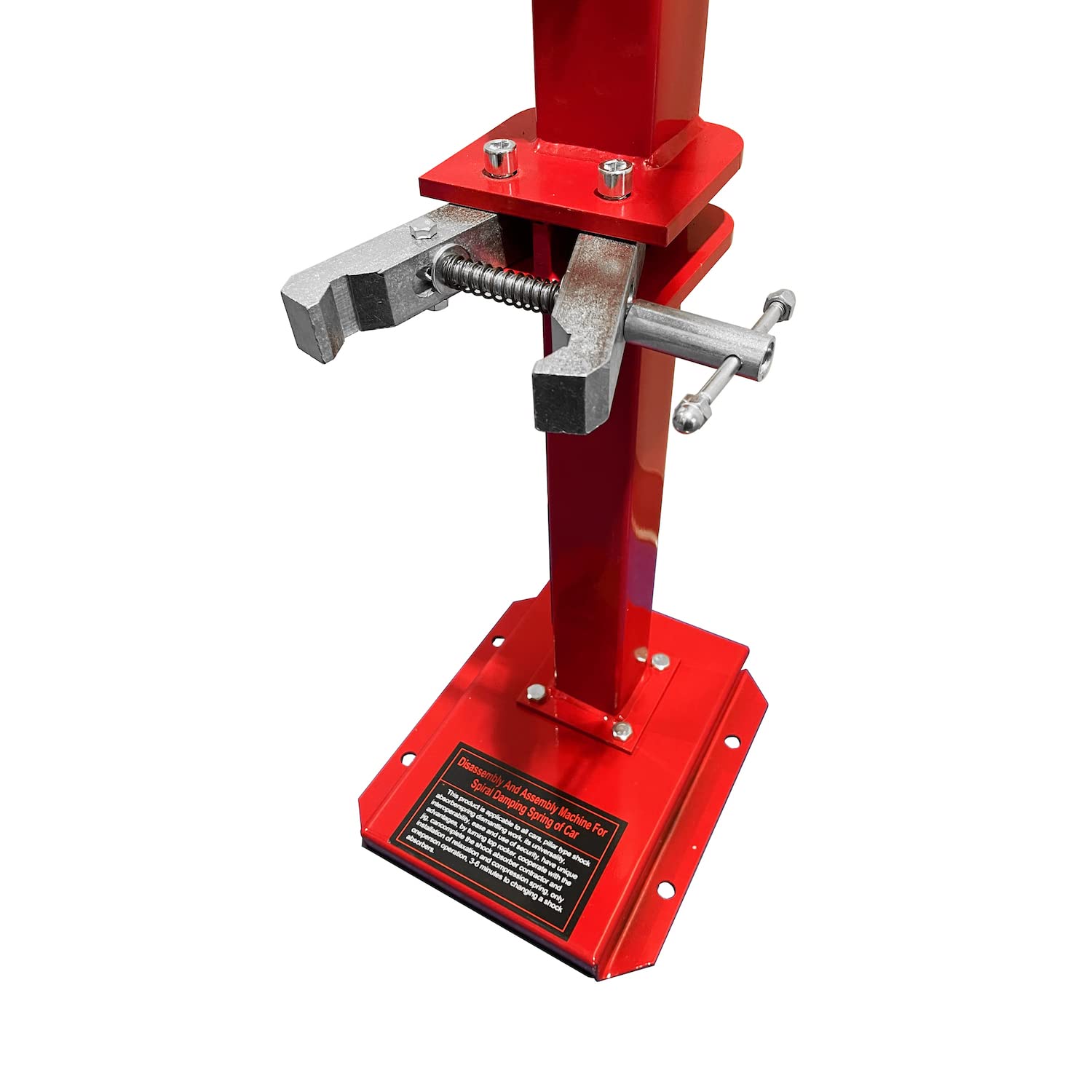 HTTMT Heavy Duty Hydraulic Spring Compressor for Cars - Red Manual Coil Spring Compressor Tool with 16.92