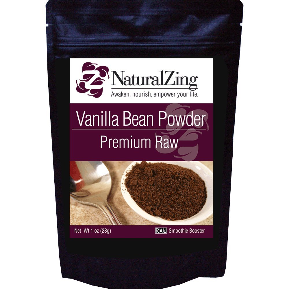Organic Vanilla Bean Powder - Premium Raw Madagascar Bourbon Vanilla for Baking, Coffee & Desserts - 1 oz (28g) - Non-GMO, Gluten-Free, Vegan-Friendly