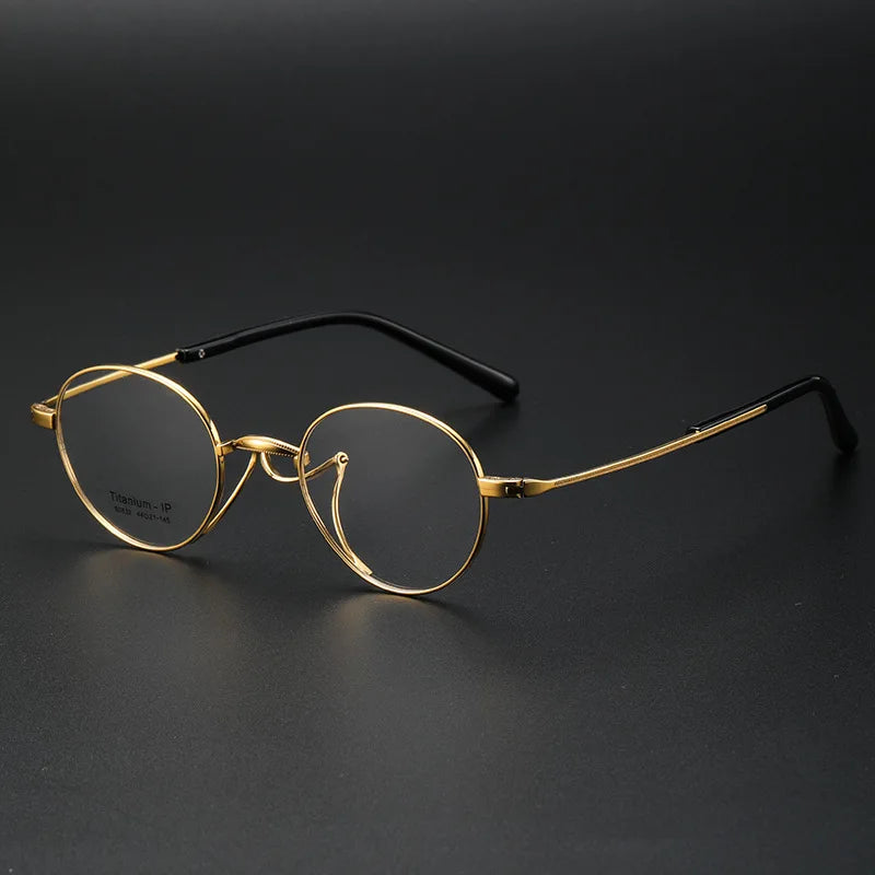 Stylish Unisex Titanium Eyeglasses - Oval Square Full Rim Frame 80832 | Lightweight & Durable for Work, Reading & Everyday Wear