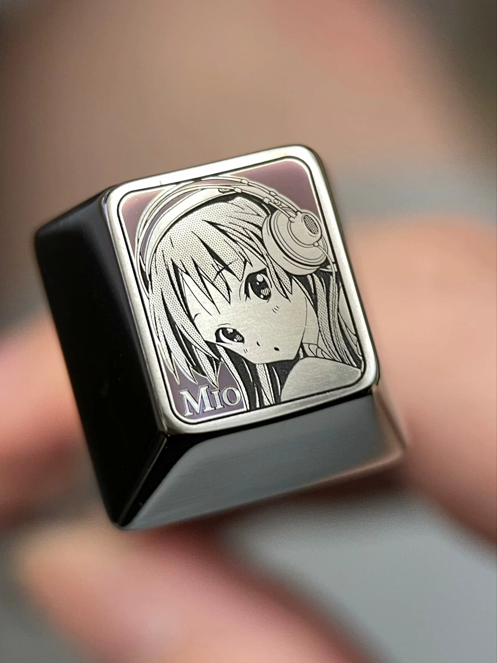 K ON Five Person Team Anime Themed Titanium Alloy Keycap Set - Custom Mechanical Keyboard Keycaps for Gaming & Typing Enthusiasts | Perfect for PC, Mac, and Mechanical Keyboard Lovers