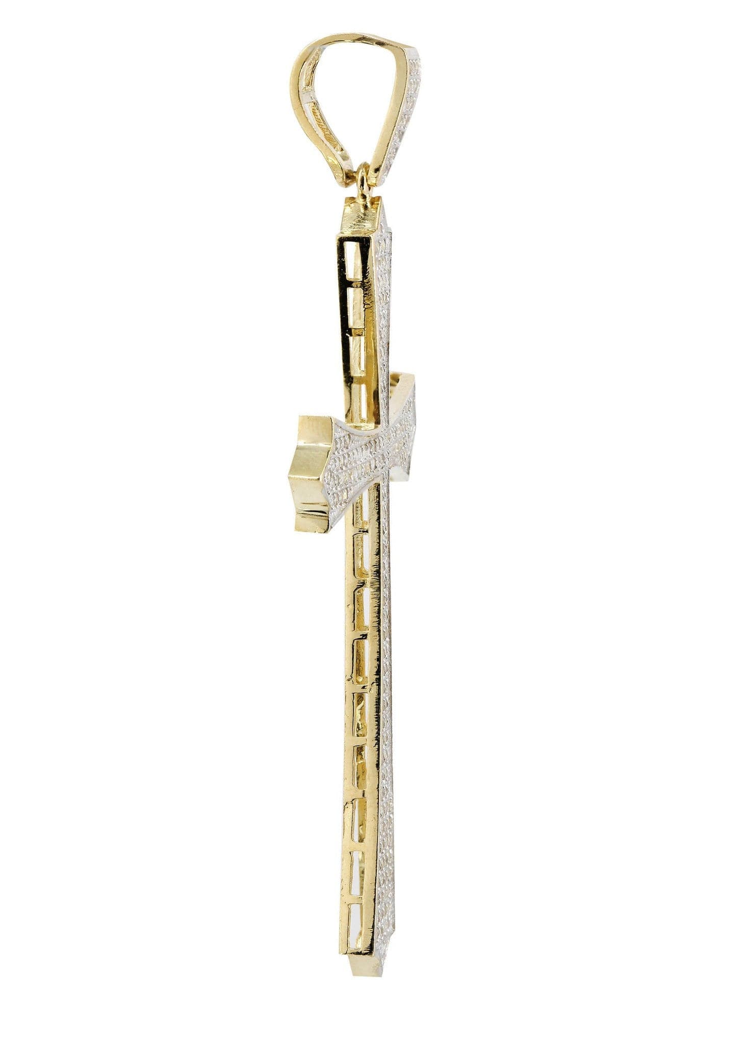10K Gold Cross Pendant Necklace for Women & Men - 6.3 Grams Durable Religious Jewelry - Perfect for Gifts, Baptism, First Communion & Everyday Wear