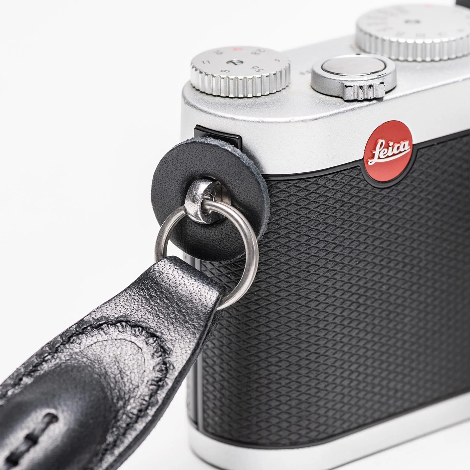 Cooph Leica Rope Strap with Split Ring - 49.6 Inch (26cm) Adjustable Camera Neck Strap - Black Reflective Design for DSLR & Mirrorless Cameras - Perfect for Travel, Street Photography & Outdoor Adventures