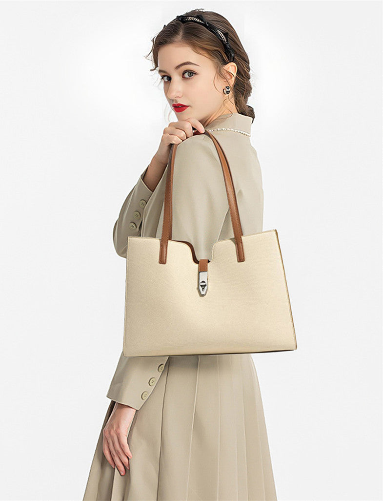 Stylish & Durable Everyday Tote Bag for Women - Waterproof Large Capacity Shoulder Bag - Perfect for Work, Shopping, Travel & Beach