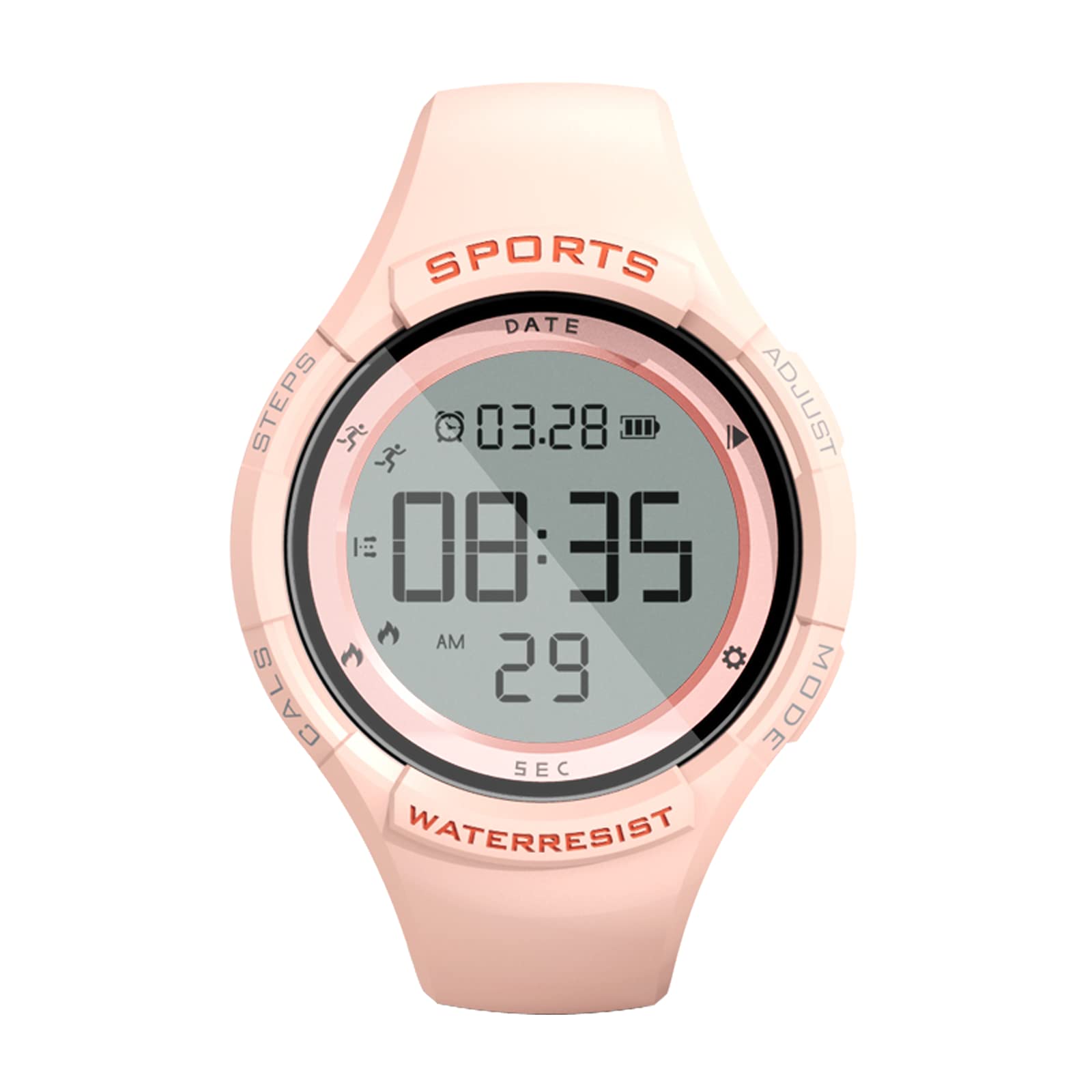 Waterproof Digital Smart Watch for Women & Men - Multifunction Sport Watch with Alarm, Pedometer, Stopwatch, Countdown | LED Fitness Tracker for Students, Running, Gym & Daily Wear