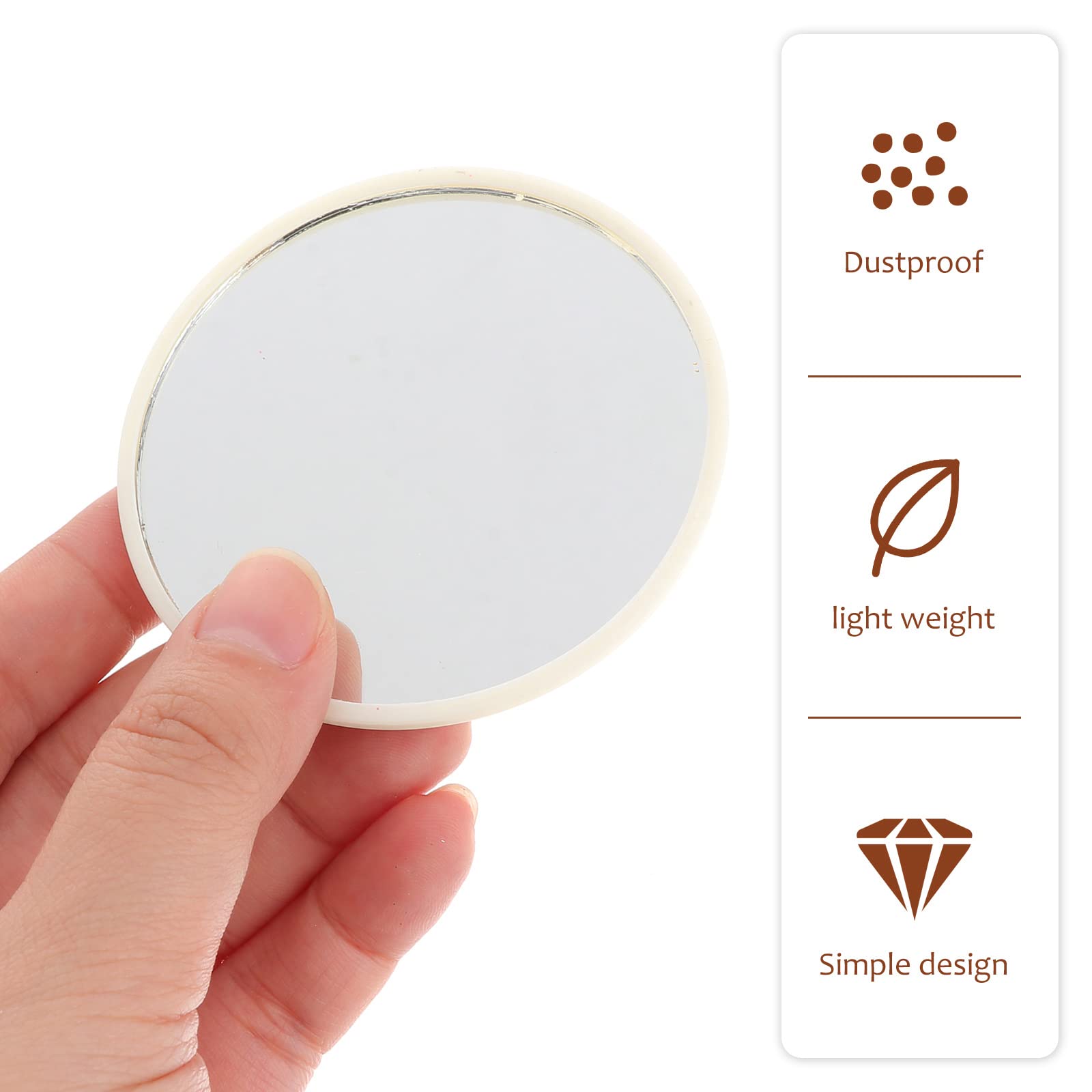Compact Folding Magnifying Makeup Mirror - Portable Travel Cosmetic Mirror for Women, Pocket & Purse Size, Set of 24 - Perfect for Travel, Home Vanity & On-the-Go Touch Ups