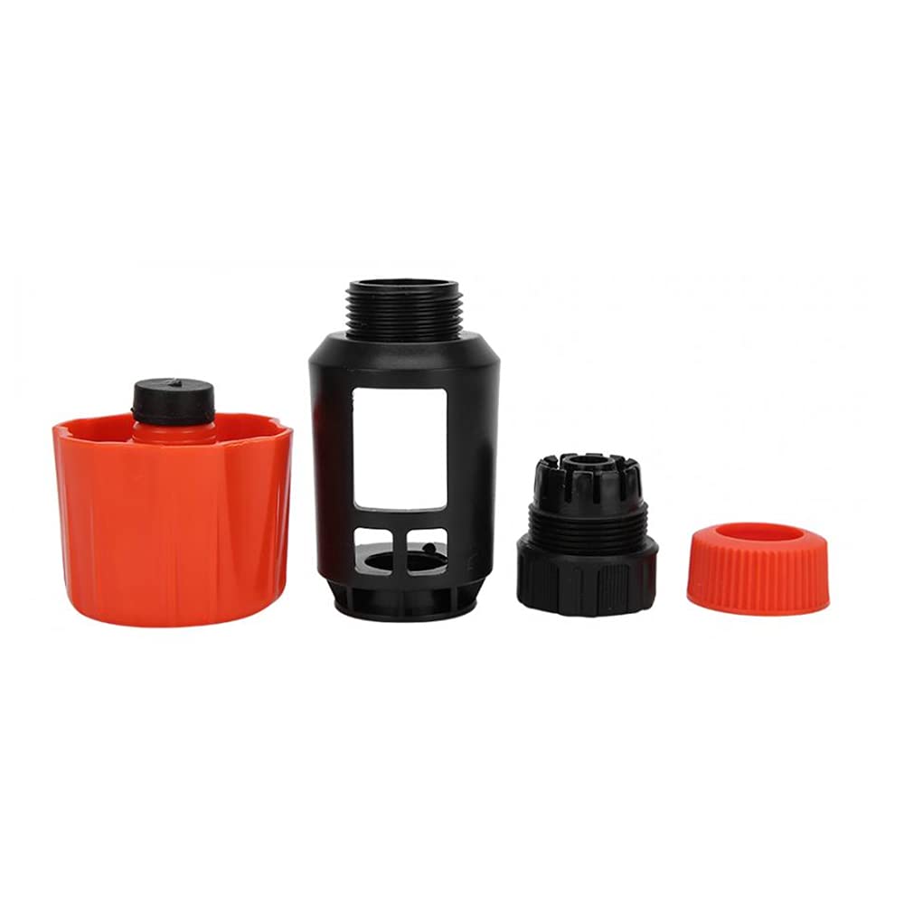 Universal Mixer Tap Hose Connector - Adjustable Water Tap Adapter for Garden Hose Quick Connect, Irrigation & Outdoor Use - Durable Plastic Orange Hose Fitting (1PC) - Perfect for Lawn Watering, Car Washing & Home Plumbing