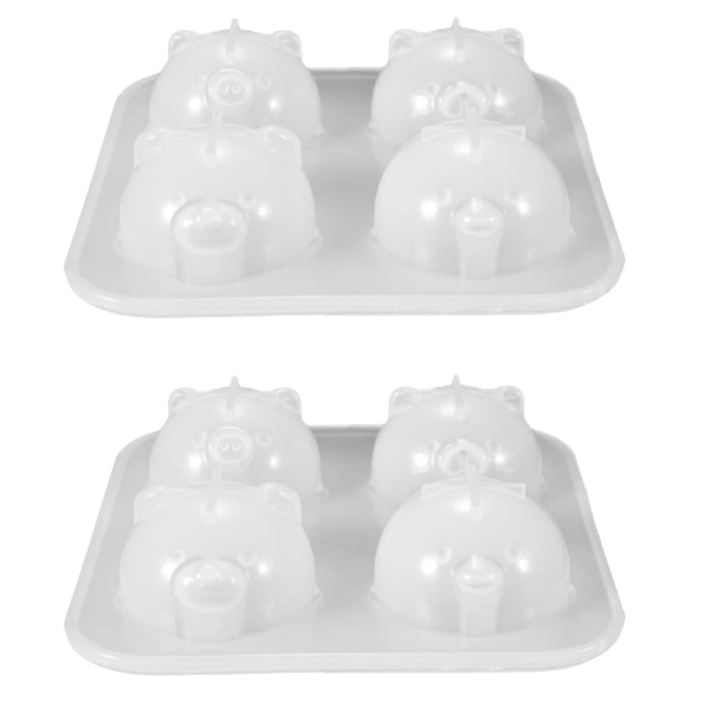 EXCEART 2-Piece Animal Silicone Molds for Jewelry Making - Pig, Chick, and Keychain Pendant Molds - DIY Necklace Charms, Resin Crafts, and Keychain Accessories - Perfect for Handmade Gifts, Craft Projects, and Home Decor