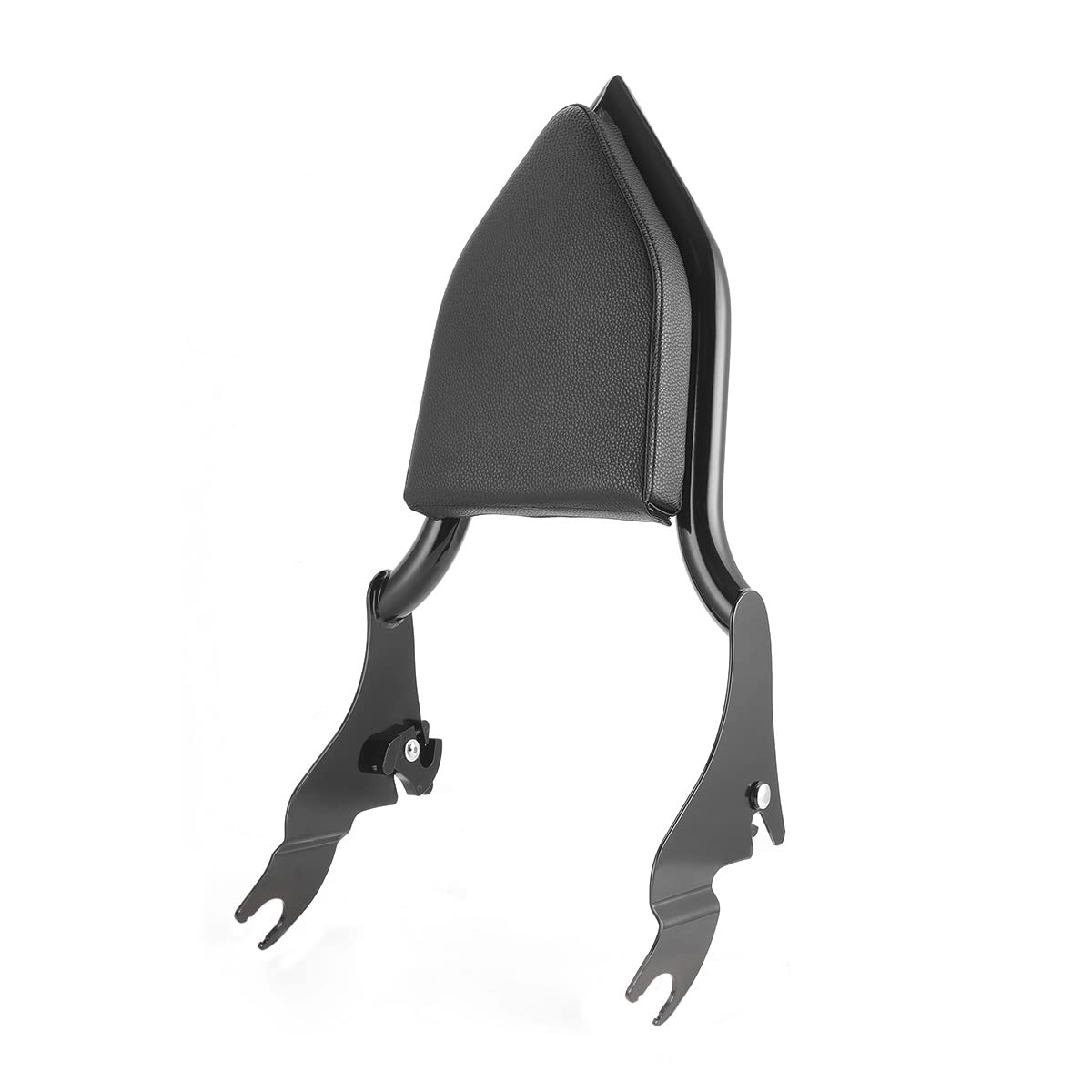 Harley CVO Road Glide Street Touring Road King Sissy Bar Backrest (2009-2023) - Detachable Rear Passenger Backrest Cushion Pad - Black | Comfortable Support for Long Rides & Highway Cruising