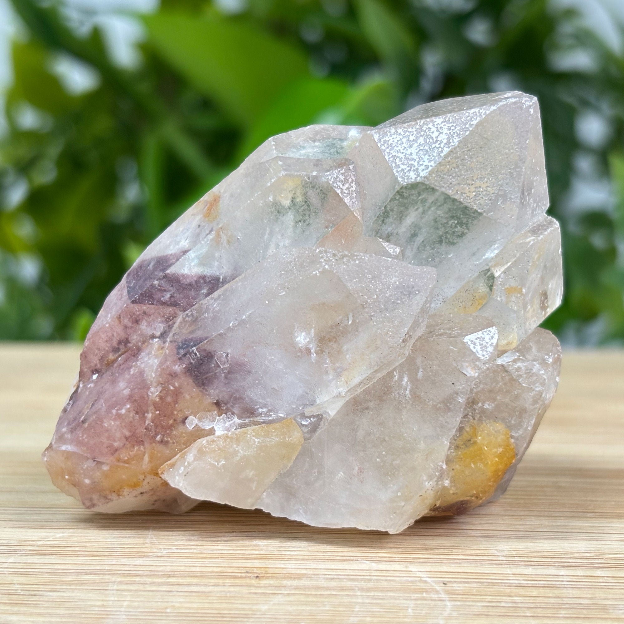 Natural Phantom Quartz Crystal Gemstone - Rare Healing Stone for Energy Work, Meditation & Spiritual Growth | Mineral Specimen for Collectors & Reiki Practitioners | Perfect for Home Decor & Yoga Spaces