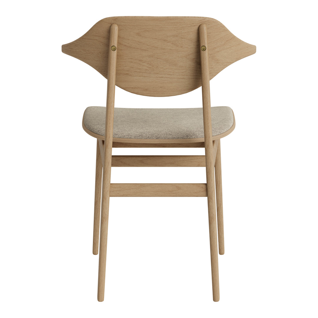 Bufala Dining Chair - Upholstered Seat for Kitchen, Dining Room & Office - Comfortable Modern Furniture for Home & Restaurant Use