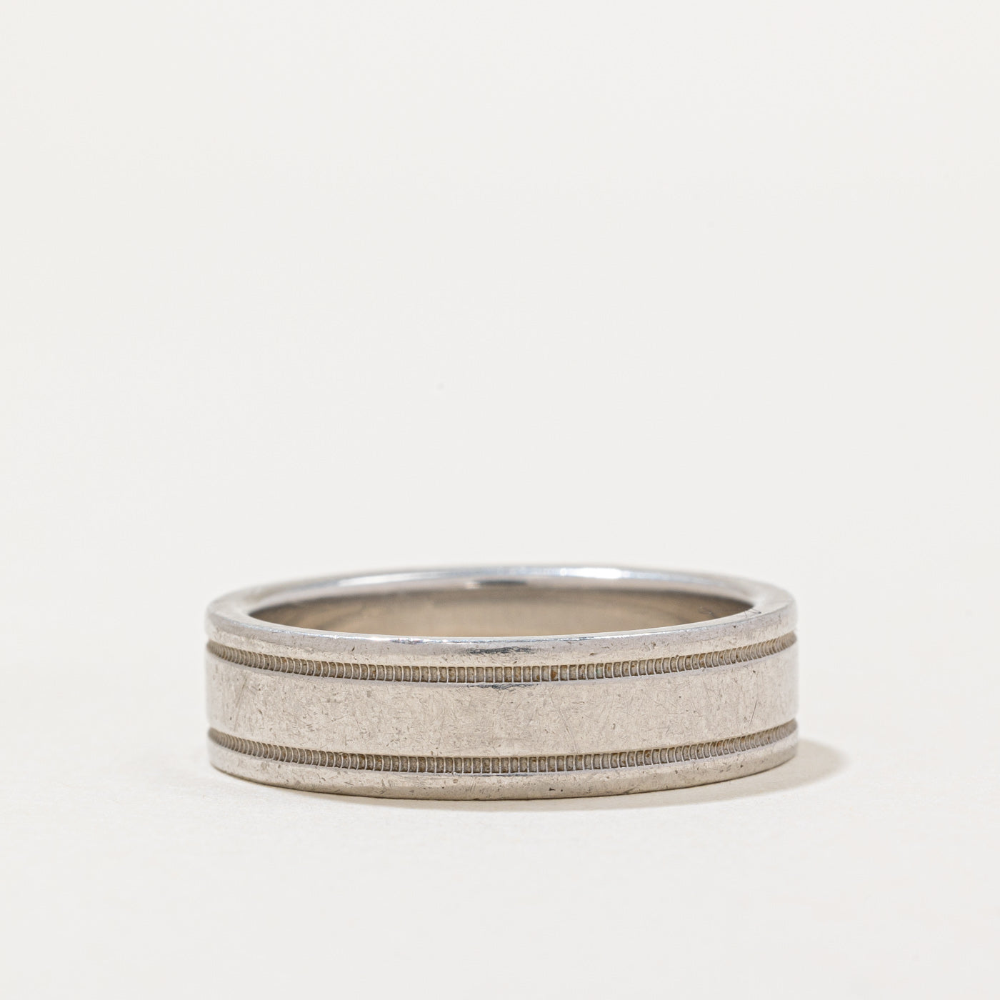 Tiffany & Co Together Milgrain Band Ring for Women - Size 9.5 - Elegant Wedding, Engagement & Anniversary Jewelry Gift