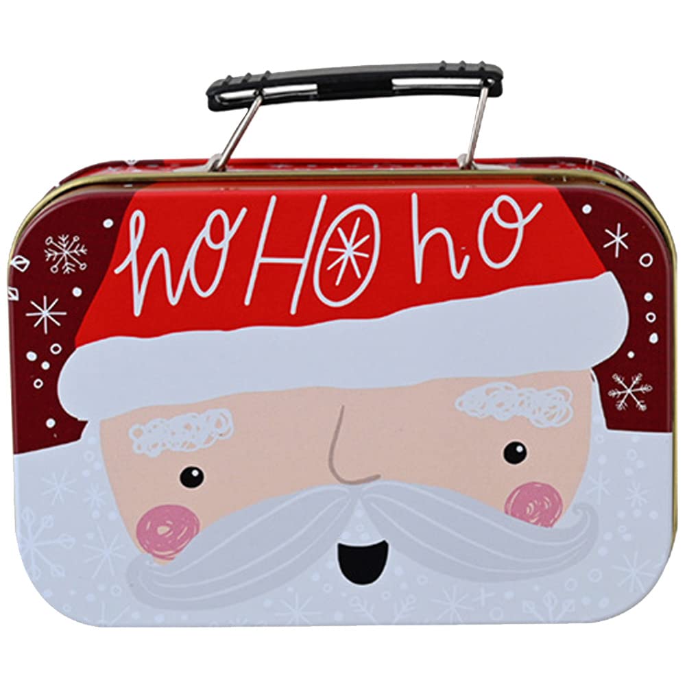 LUOZZY Cartoon Tin Card Holder - Xmas Gift Box for Collectors & Storage