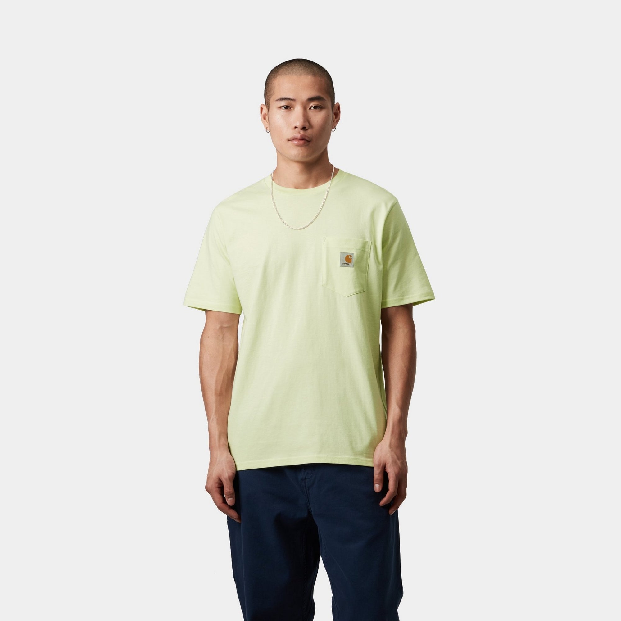Breathable Pocket T-Shirt for Men - Lightweight & Comfortable Air Green Cotton Tee - Perfect for Casual Wear, Outdoor Activities & Travel