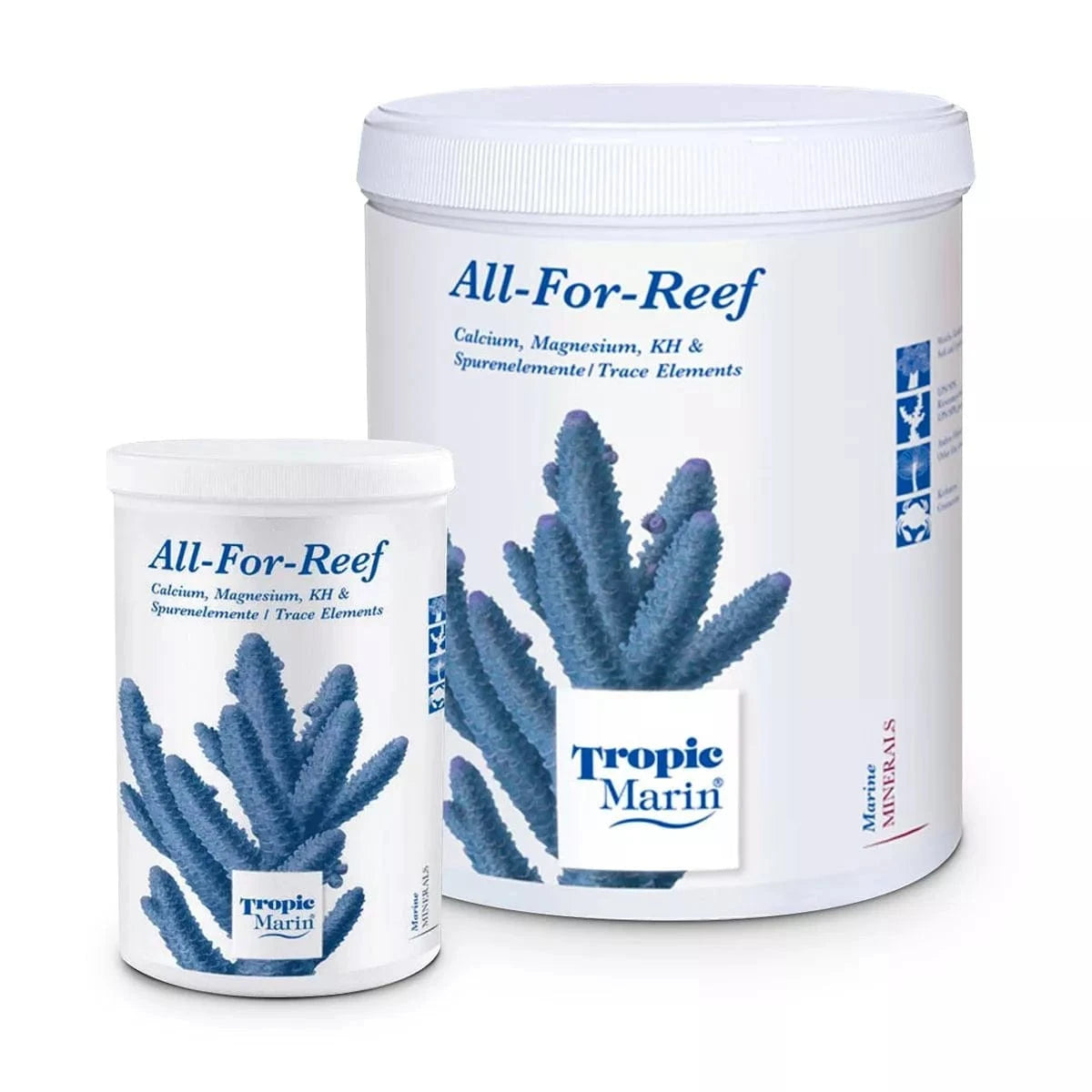 Tropic Marin All For Reef Powder Mix - Complete Coral Reef Supplement for Saltwater Aquariums | Perfect for SPS, LPS & Soft Corals | Enhances Growth & Coloration
