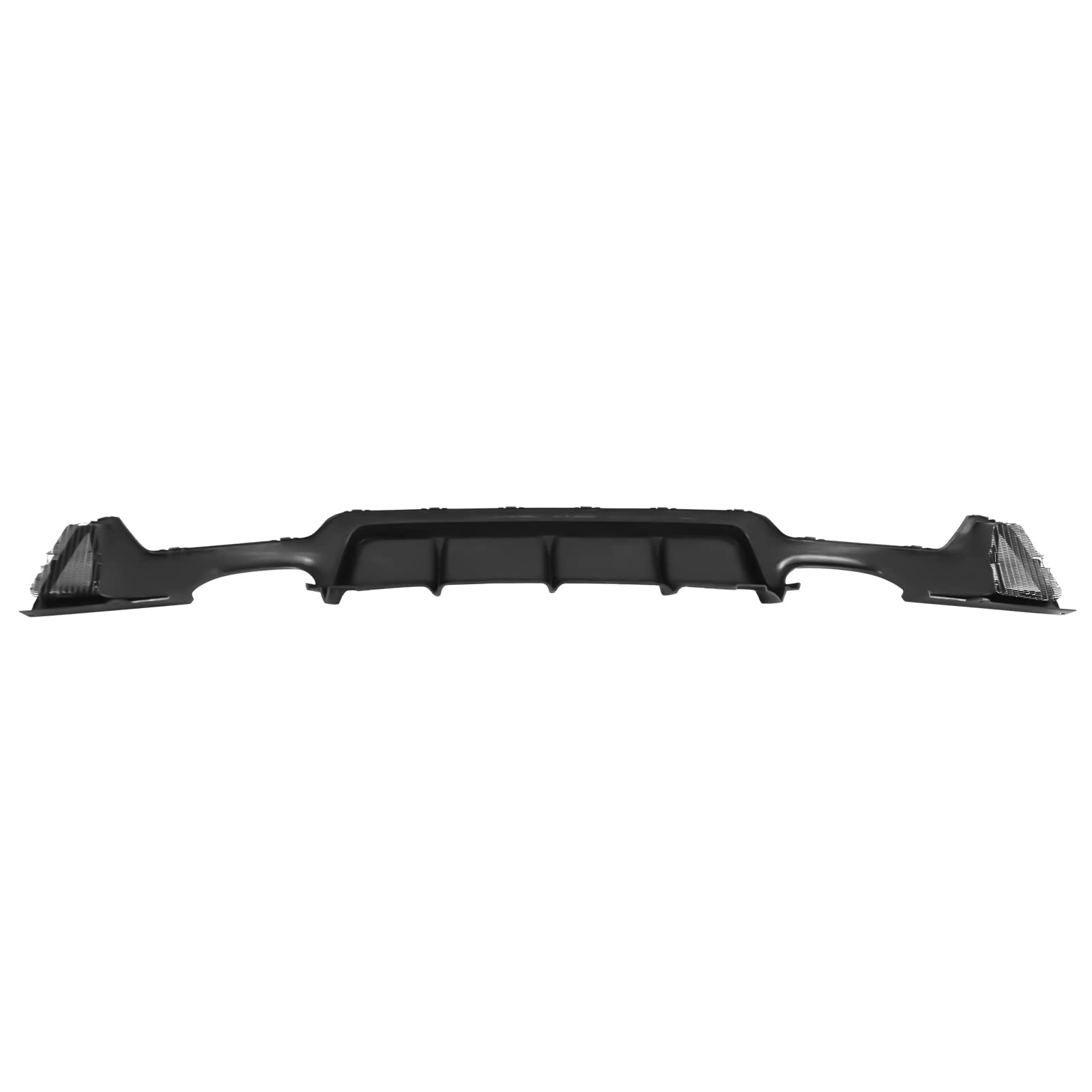 IKON MOTORSPORTS Rear Diffuser for 2014-2020 BMW 440i & 440i xDrive M Performance - Carbon Fiber Rear Bumper Lip Spoiler with Dual/Single Exhaust Options - Perfect for Car Upgrades & Street Racing