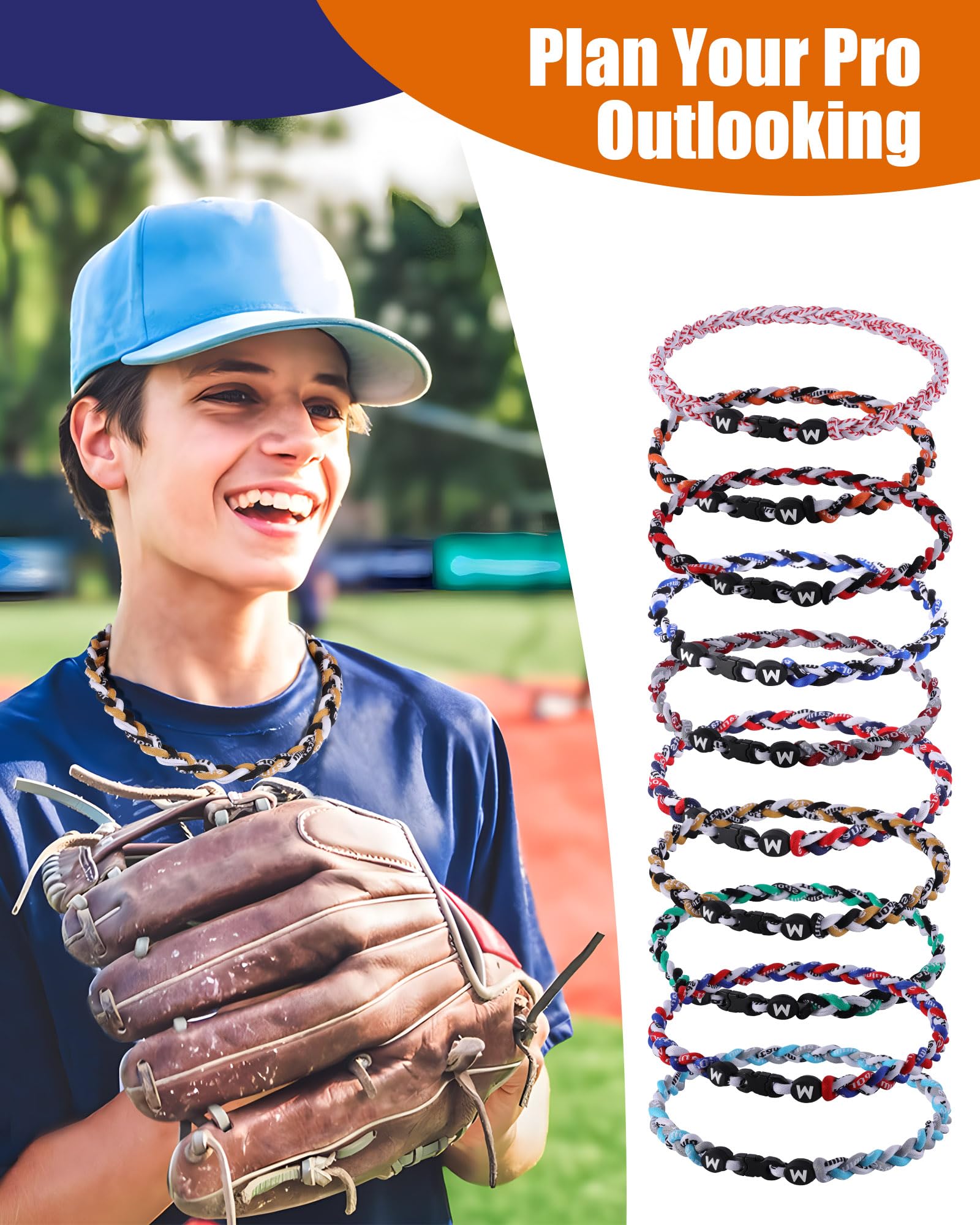 Premium Baseball Necklace for Men & Women - Classic Sports Jewelry for Baseball Games, Training, and Casual Outfits