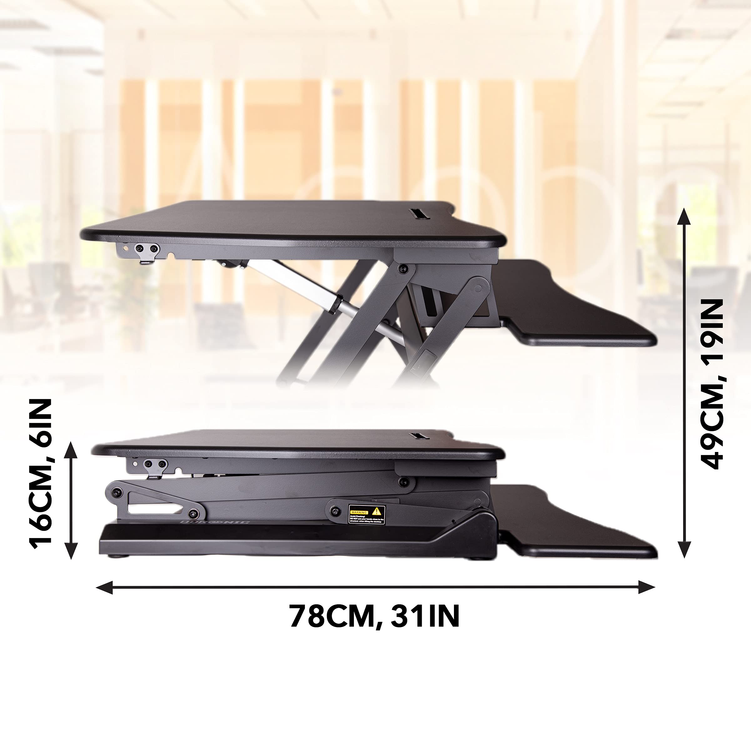 Duronic DM05D8 Electric Height Adjustable Standing Desk - 35.4