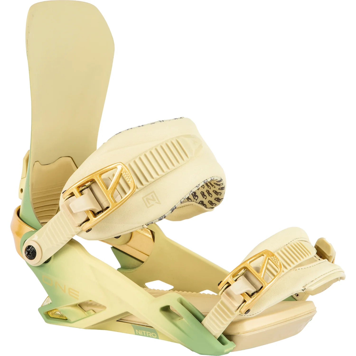 Nitro One Snowboard Bindings for Men 2024 - High-Performance Snowboard Bindings for All-Mountain & Freestyle Riding