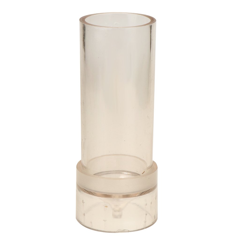 CALANDIS Spire Cylinder Shaped Plastic Clear Candle Molds for DIY Candles Making - 100mm (4 Inch) - Perfect for Home Decor, Wedding Centerpieces & Craft Projects