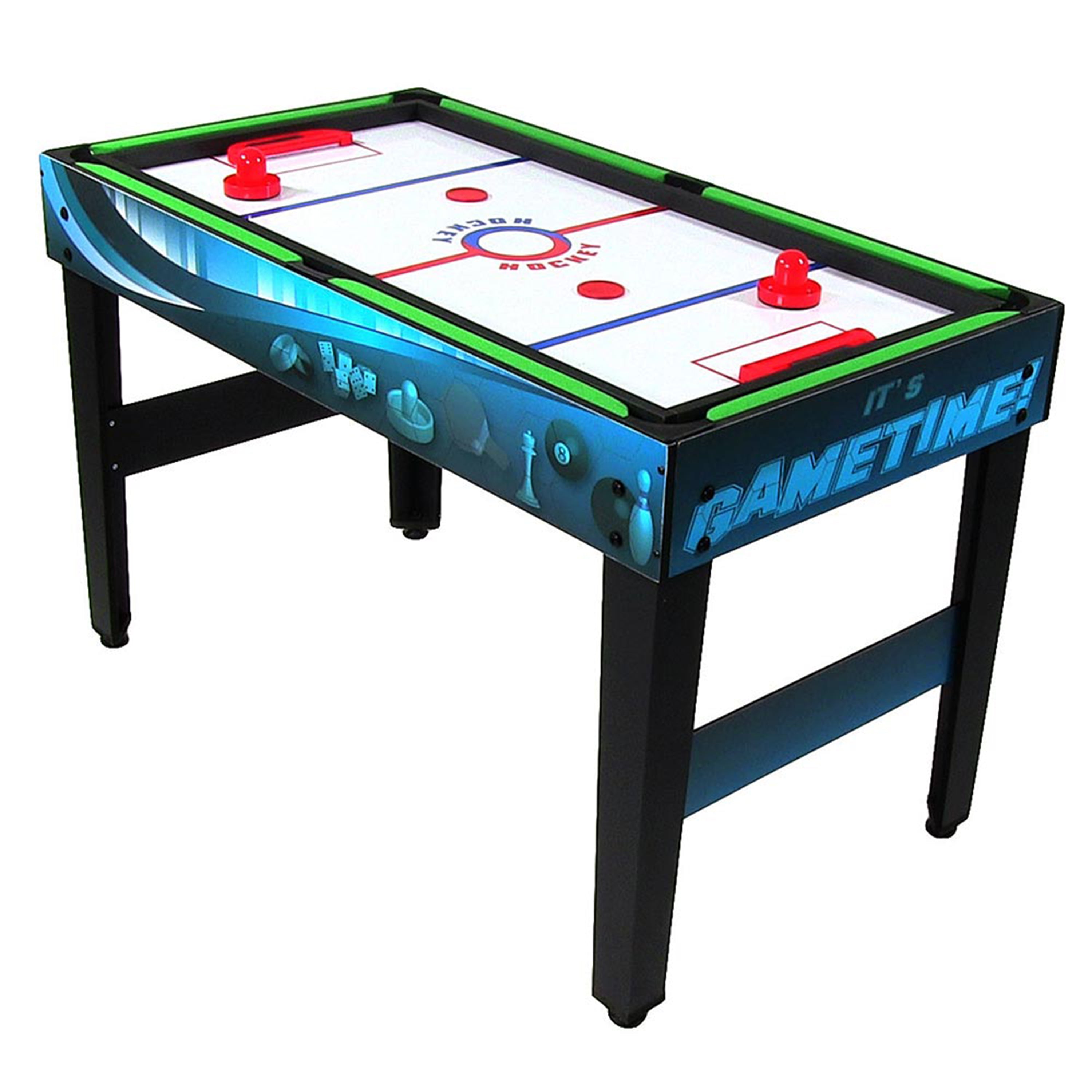 10-in-1 Multi Game Table Set for Indoor & Outdoor Fun - 49.5 Inch Classic Board Games Collection - Perfect for Family Game Nights, Parties, and Backyard Entertainment