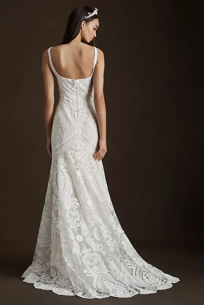 Wtoo Valette Gown - Elegant Wedding Dress with Lace Details | Perfect for Bridal Ceremonies & Formal Events