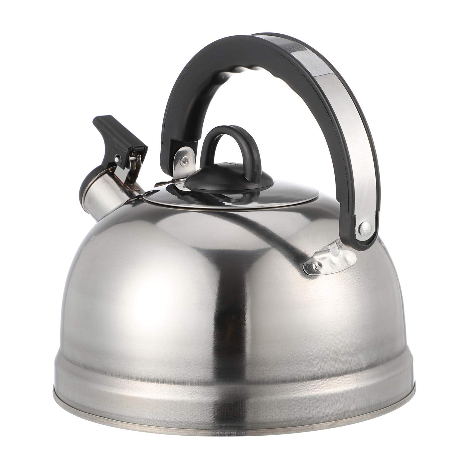 OSALADI 1pc Stainless Steel Chirping Kettle - Large Capacity Whistling Teakettle for Induction Cooktops & All Stovetops - Perfect for Boiling Water for Tea, Coffee & Home Cooking