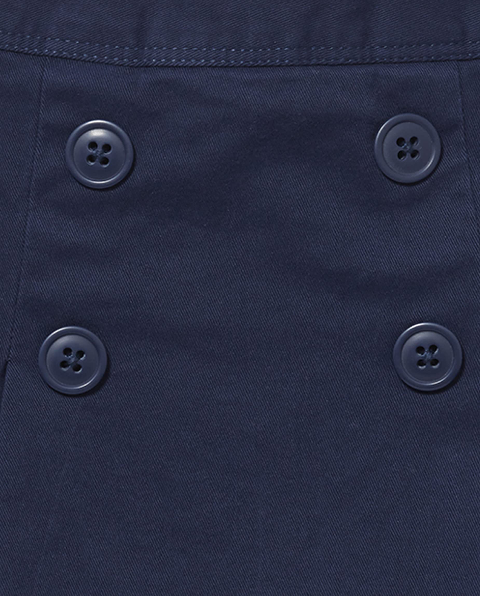 The Children's Place Girls' Button Skirt 2 Pack - Cute & Comfortable Toddler Skirts for School, Play & Special Occasions