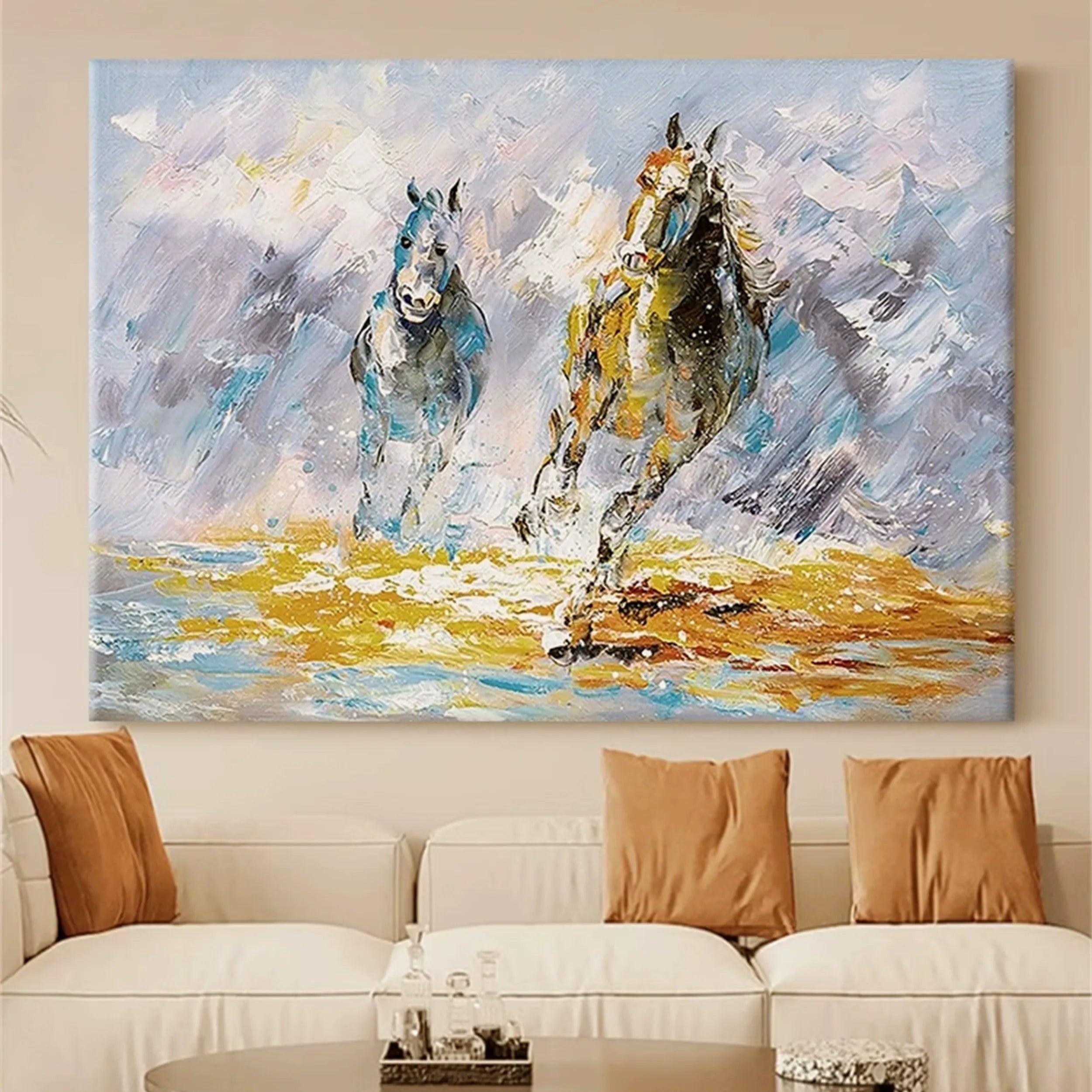 Animal Art Painting #AP011 - Handmade Canvas Wall Decor for Living Room, Bedroom & Office | Unique Wildlife Artwork for Home & Gifts