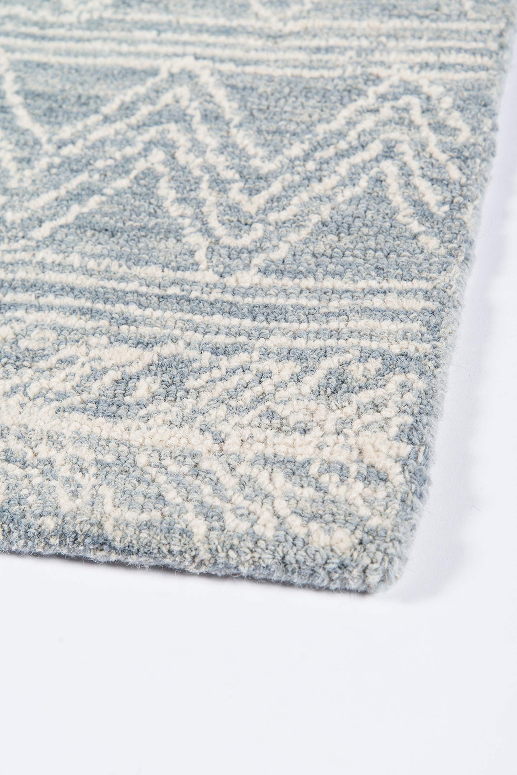 Momeni Mallorca Light Blue 5' x 8' Area Rug - Soft Modern Rug for Living Room, Bedroom, Dining Room & Kitchen - Perfect for Home Decor, Cozy Spaces & High Traffic Areas