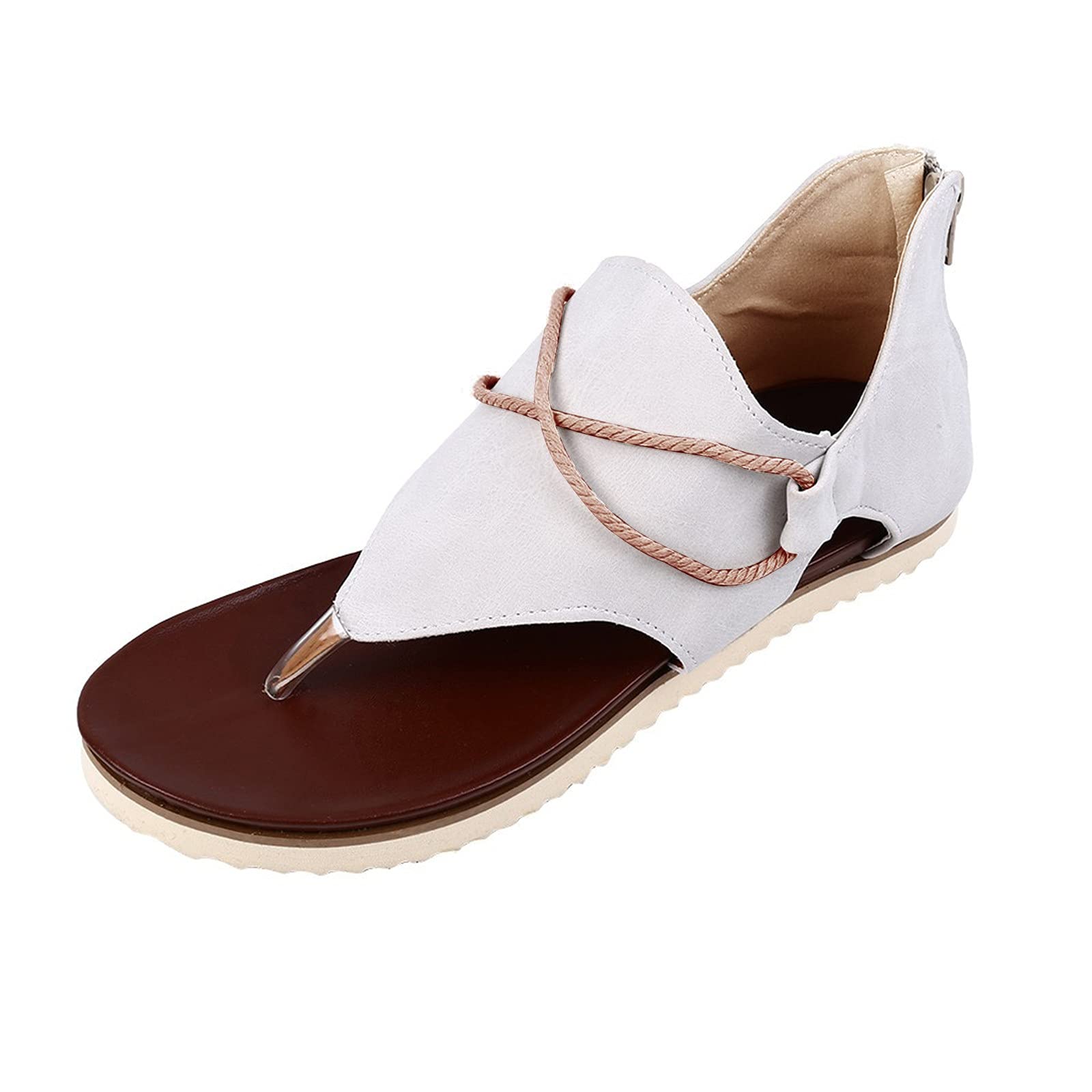 **Women's Brown Lace Flat Sandals – Comfortable & Breathable Summer Walking Shoes for Beach, Travel & Daily Wear | Lightweight Casual Sandals for Women | Perfect for Poolside Lounging, Seaside Strolls, City Walks & Brunch Dates | Ideal for Vacation, Shopping & Outdoor Activities | Best for Summer Fashion, Beach Parties & Weekend Getaways**
