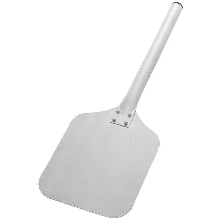 Winco 6.75 x 9 Inch Aluminum Pizza Peel with 11 Inch Wood Handle - Professional Pizza Paddle for Baking, Serving & Outdoor Cooking - Perfect for Home, Restaurant & Wood-Fired Oven Use
