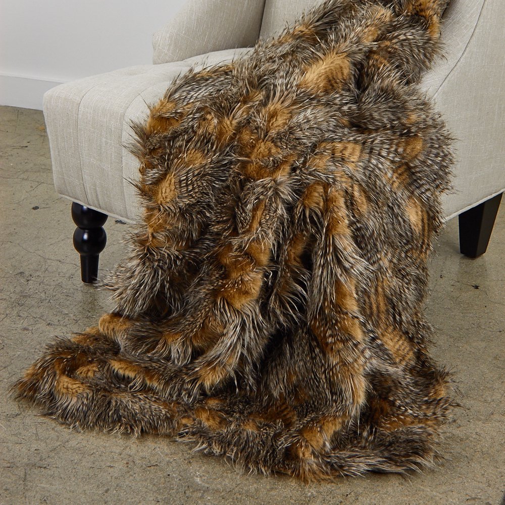 Plutus Porcupine Luxury Throw Blanket 60x90 Inches - Ultra Soft & Cozy Oversized Blanket for Bed, Couch, and Travel - Perfect for Gifts, Home Decor, and Winter Warmth