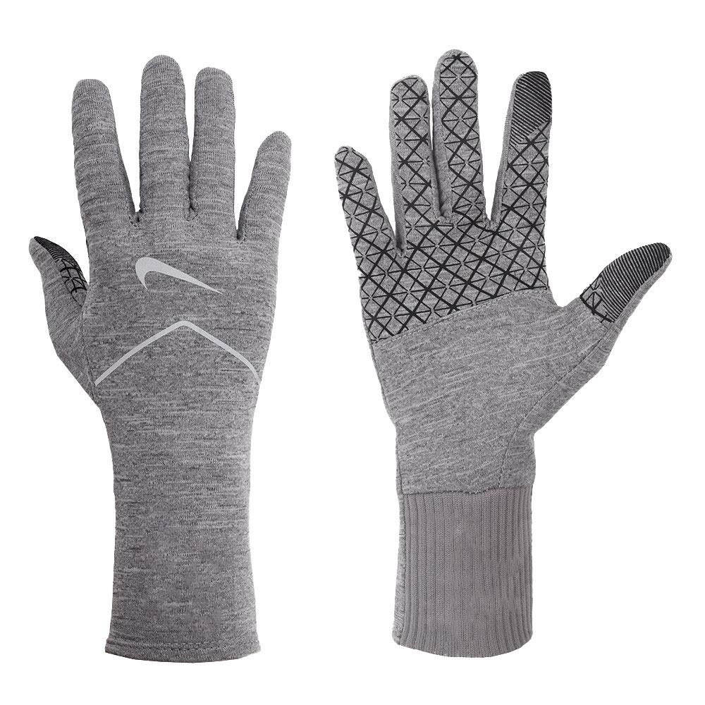 Nike Women's Sphere Running Gloves - Medium Size, Gunsmoke Color | Lightweight & Breathable for Cold Weather Running, Jogging & Outdoor Workouts