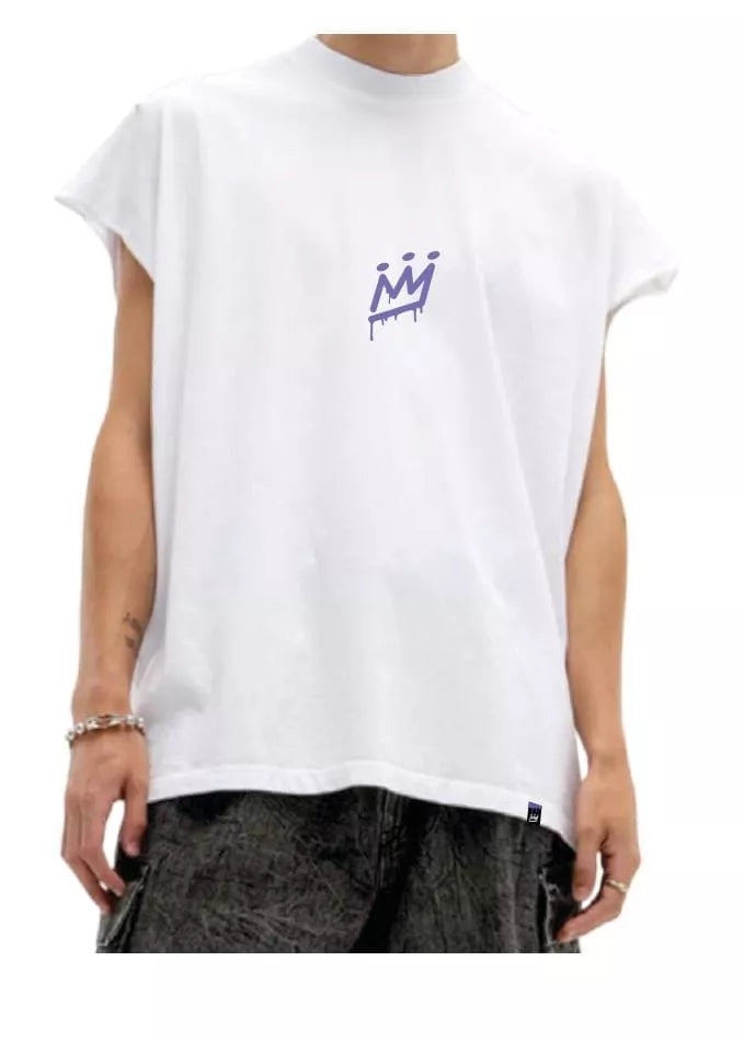 Musculosa King Of Art H Dalton Blanco 4A - Premium Quality Men's Graphic T-Shirt - Perfect for Casual Wear, Street Style & Art Lovers