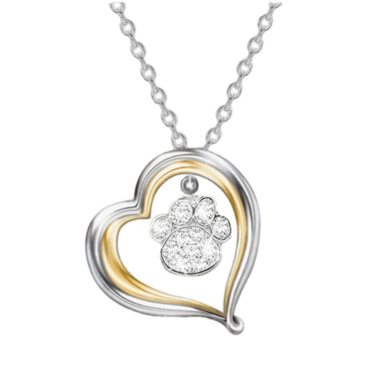 Personalized Heart Love Necklace for Women - Elegant Collarbone Chain with Luxurious Pendant - Perfect for Valentine's Day, Anniversary Gifts & Romantic Occasions