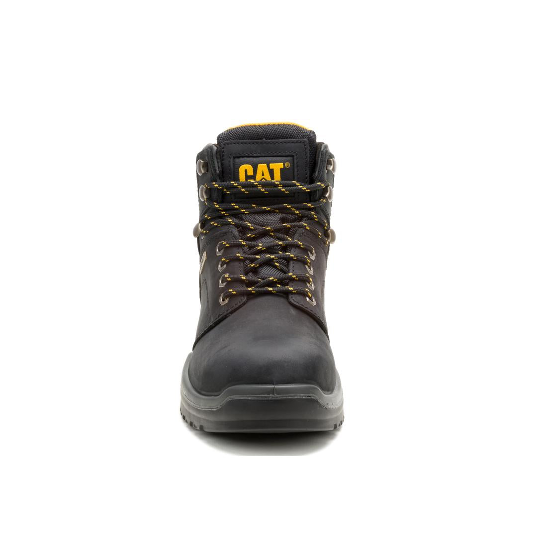 Striver Men's Waterproof Steel Toe Work Boots - Black Safety Shoes for Construction, Warehouse & Outdoor Work